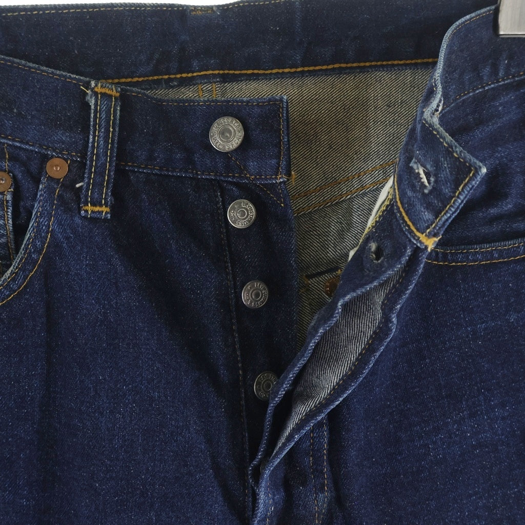 Levi's(リーバイス) 90S VINTAGE 501XX 復刻 ボタン裏555 バレンシア工場 ボタンフライデニムパンツ インディゴ 501-0003