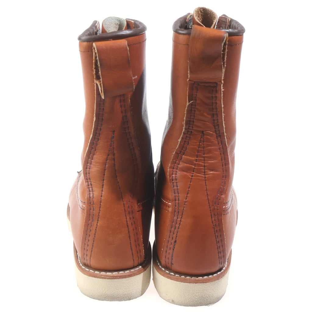 RED WING(レッド ウイング) 877 CLASSIC MOC TOE 8inch クラッシック モック トゥー レザー レースアップ ワークブーツ ブラウン US9.5/27.5cm