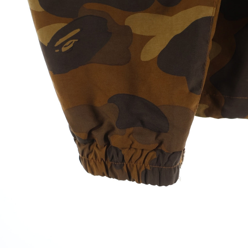 A BATHING APE(アベイシングエイプ) CAMO SNOWBOARD JACKET カモ スノーボード フーデッドマウンテンジャケット ブラウン