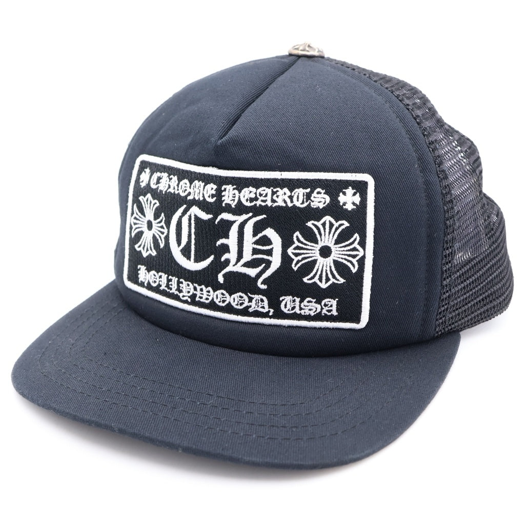 CHROME HEARTS(クロムハーツ) TRUCKER CAP CHパッチ メッシュ トラッカーキャップ 帽子 ブラック