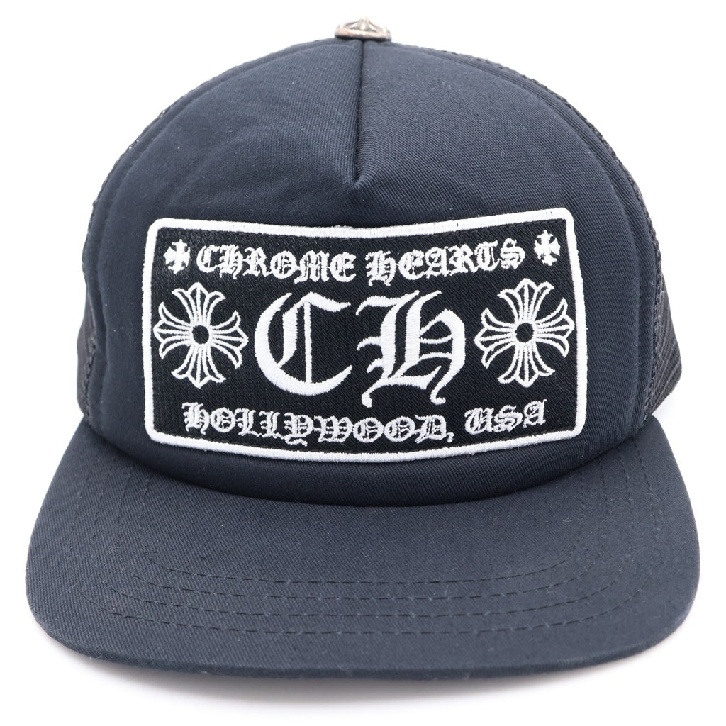 CHROME HEARTS(クロムハーツ) TRUCKER CAP CHパッチ メッシュ トラッカーキャップ 帽子 ブラック