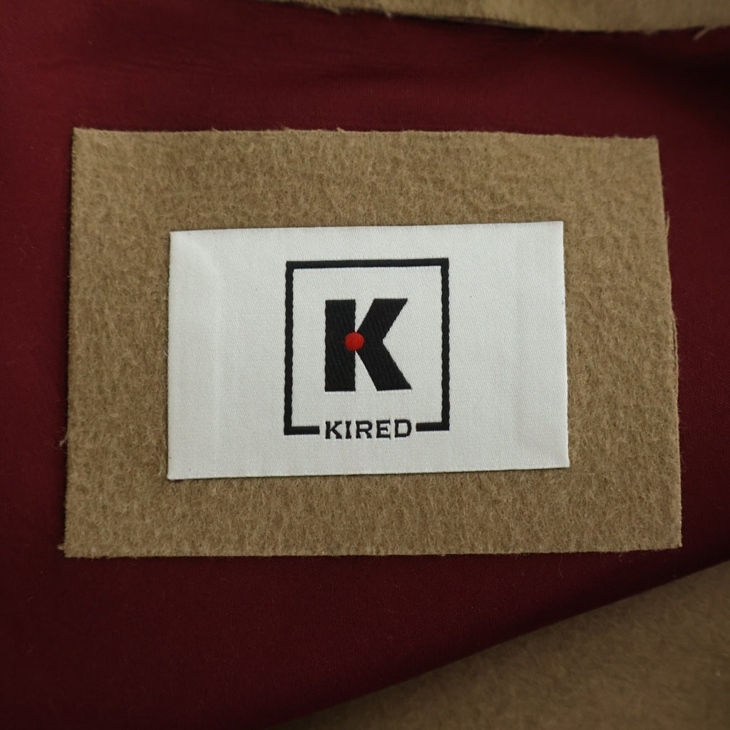 KIRED(キーレッド) CAFU カフ ウールフーディスプリングコート ベージュ