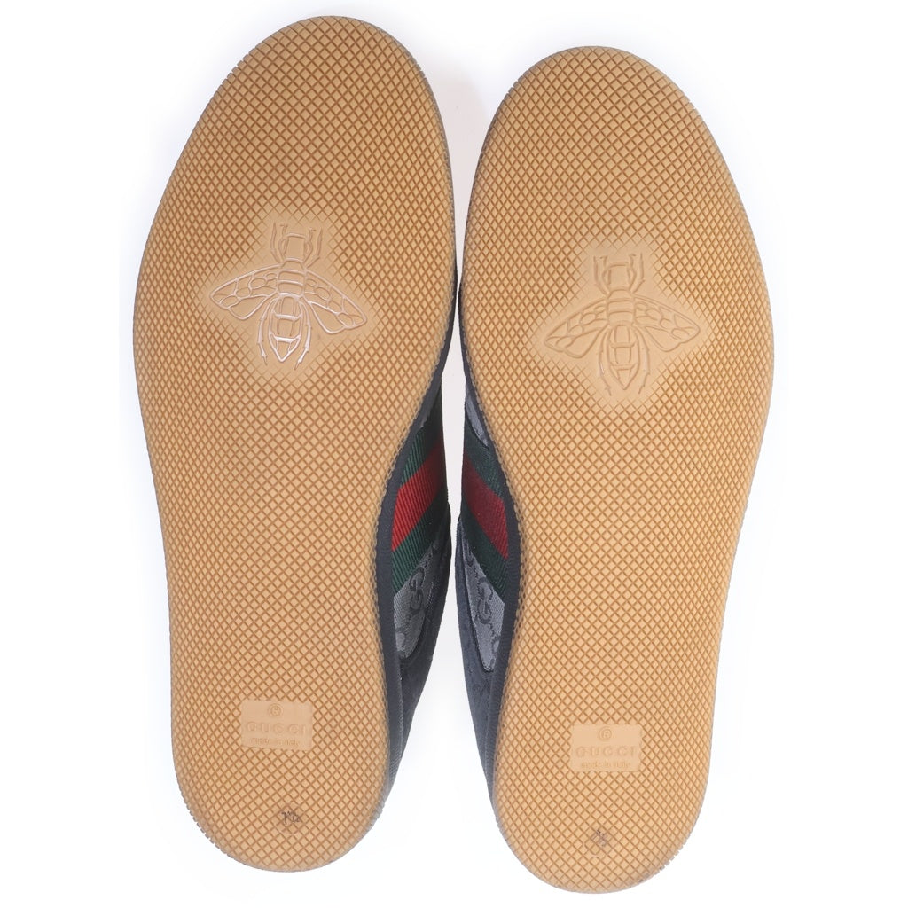 GUCCI(グッチ) SCREENER スクリーナー GGキャンバス ローカットスニーカー ブラック/グリーン/レッド 857889