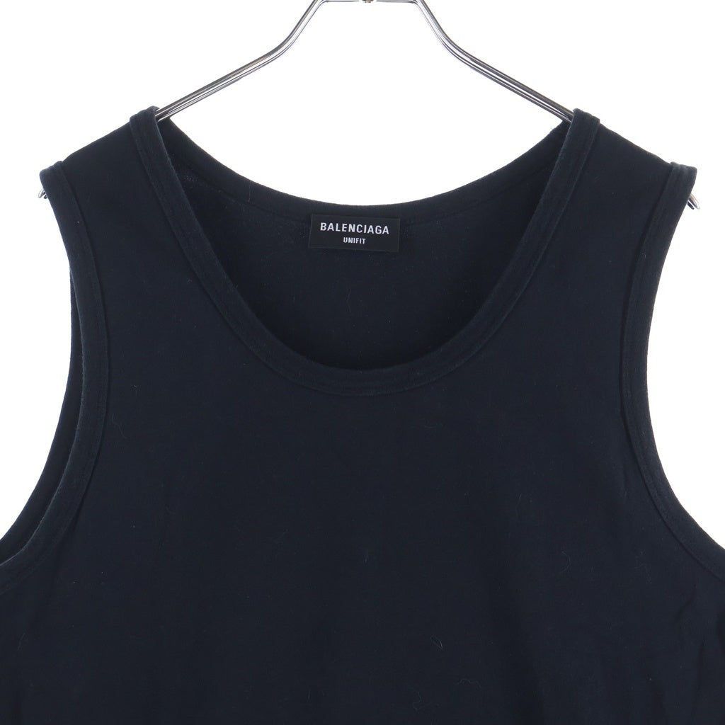 BALENCIAGA(バレンシアガ) LOOSE TANK TOP ルーズタンクトップ ブラック 697880