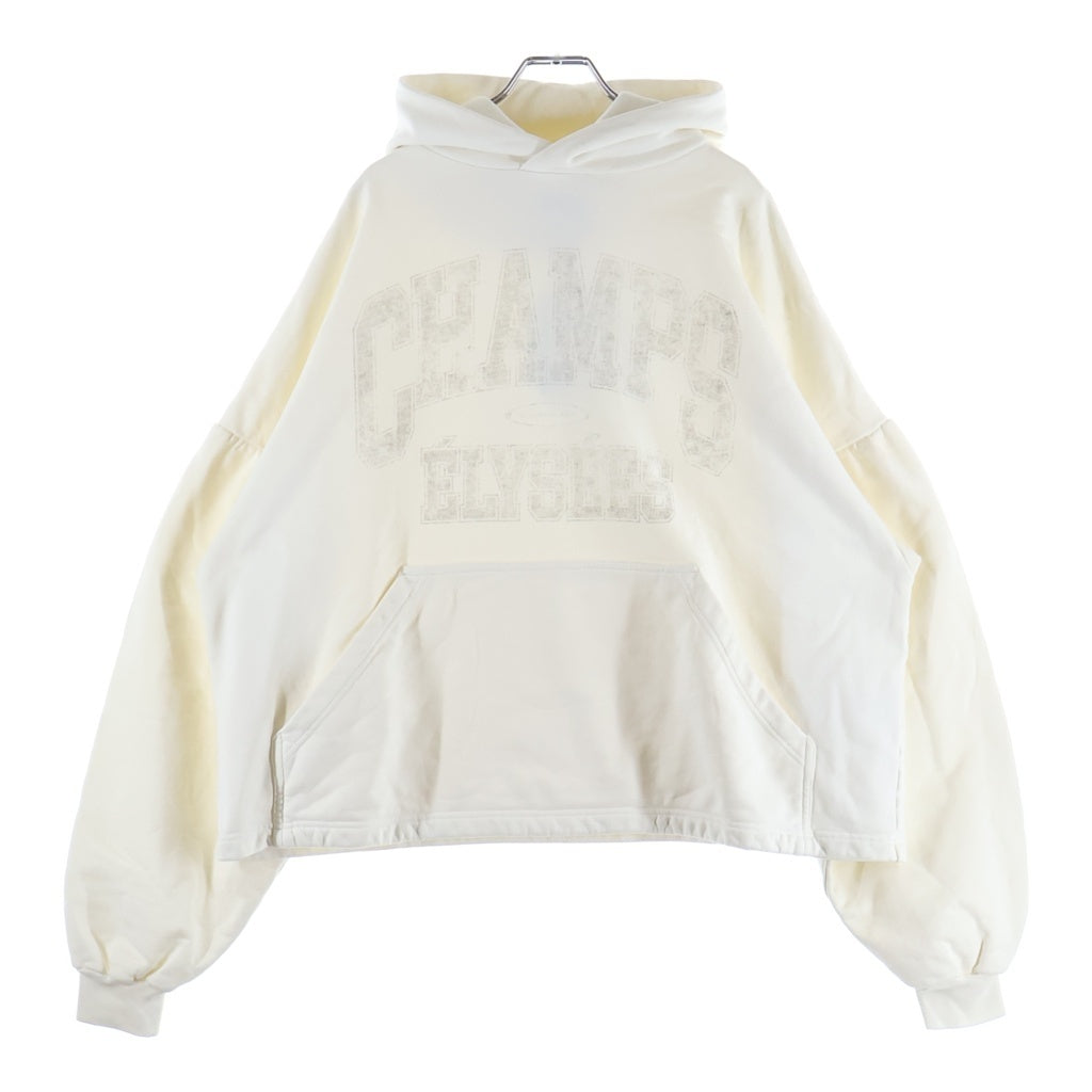 BALENCIAGA(バレンシアガ) CHAMPS ELYSESS チャンプス エリーゼス プルオーバースウェットパーカー フーディー ホワイト 818433 TRVM9