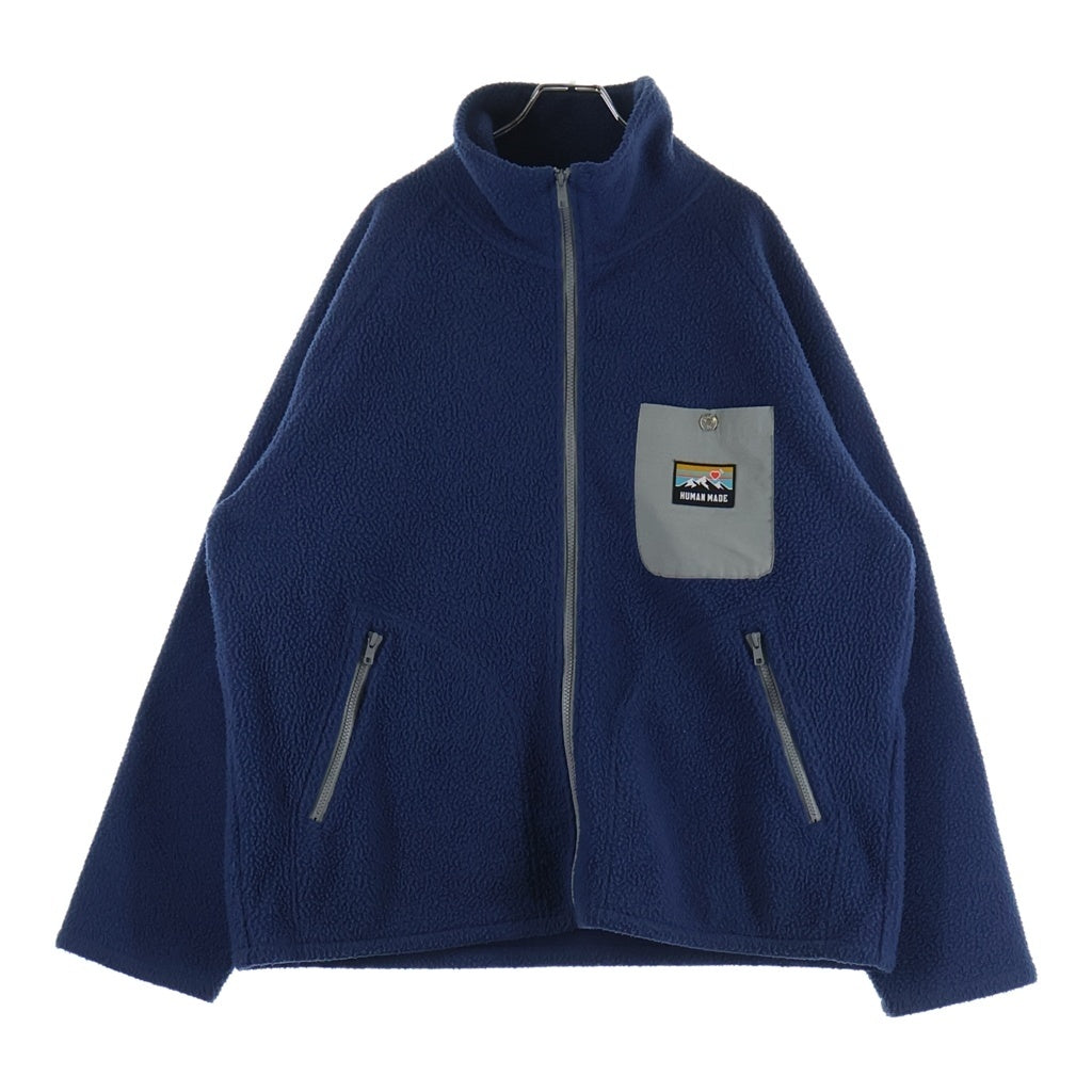 HUMAN MADE(ヒューマンメイド) OUTDOOR FLEECE JACKET アウトドア フリースジャケット ネイビー