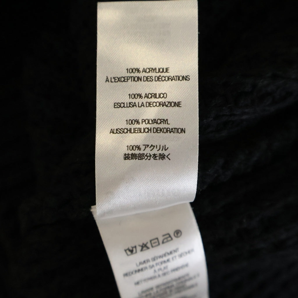 SUPREME(シュプリーム) 24AW Waffle Small Box Sweater ワッフル スモールボックスセーター ブラック