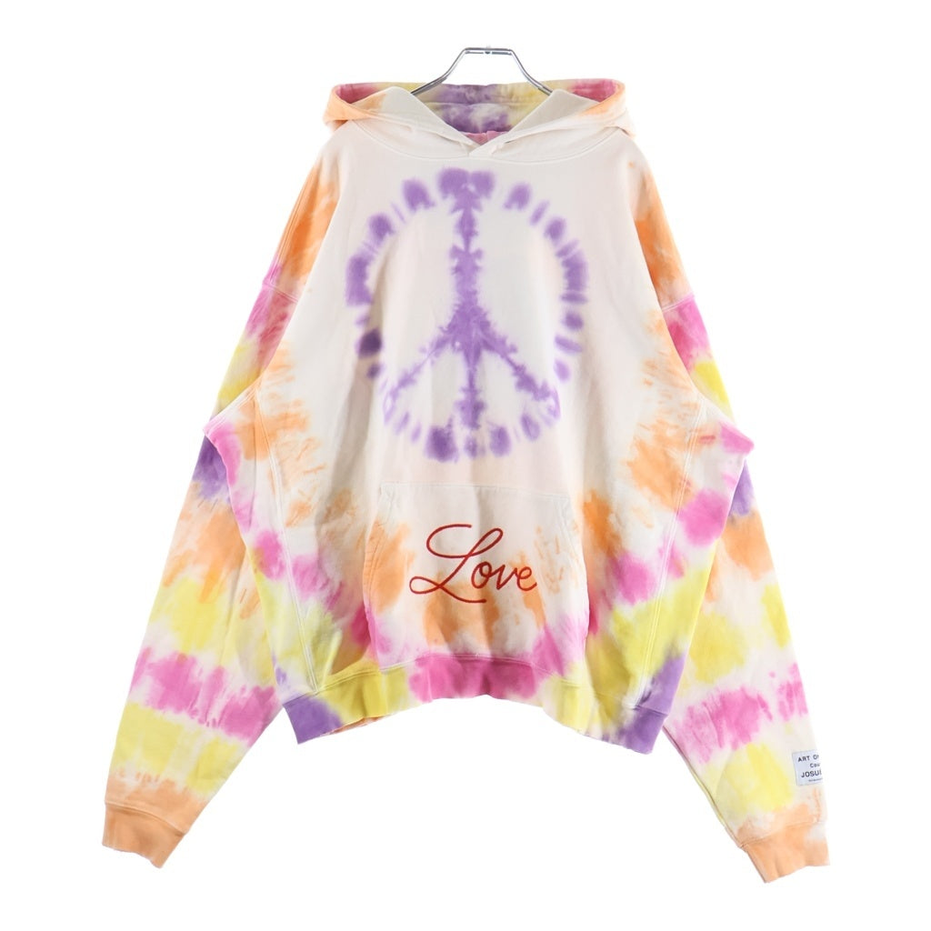 GALLERY DEPT.(ギャラリーデプト) PEACE LOVE HOODIE タイダイ ピースラブ プルオーバーパーカー