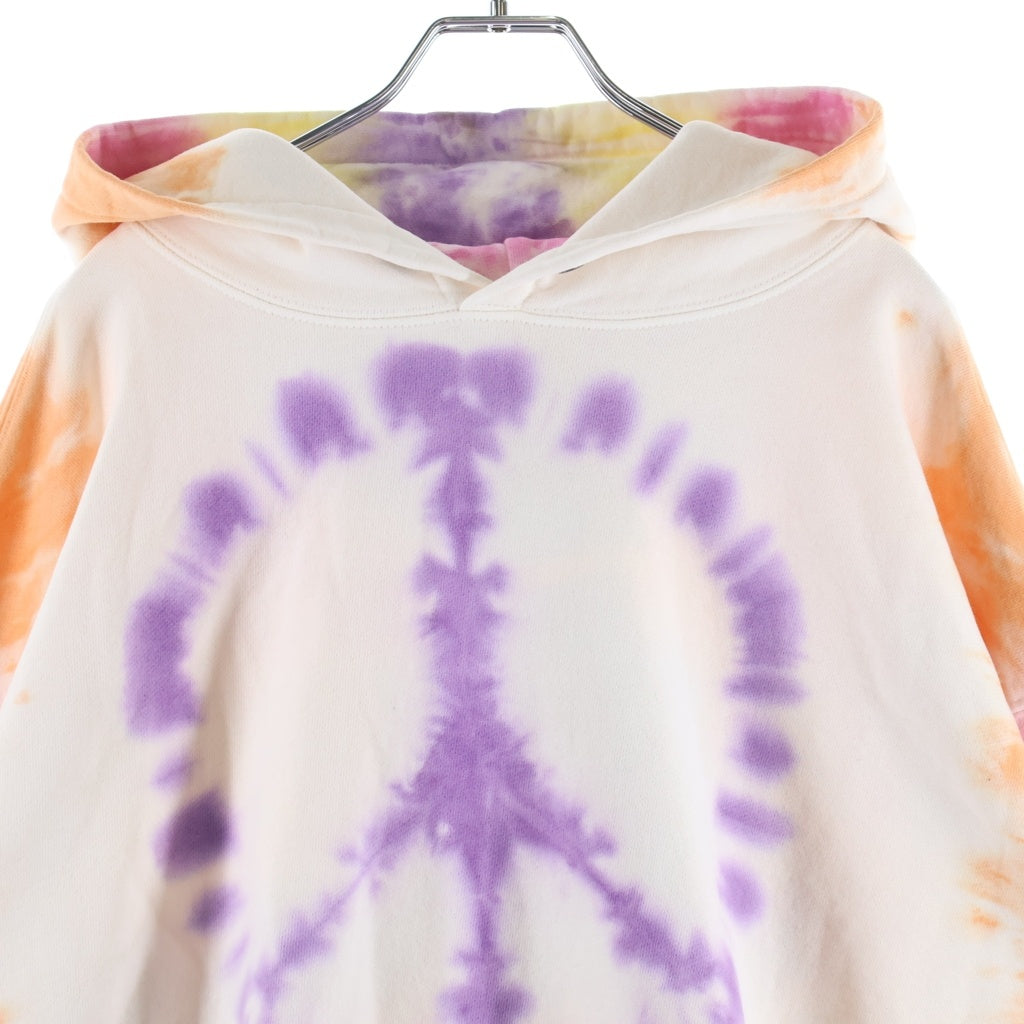 GALLERY DEPT.(ギャラリーデプト) PEACE LOVE HOODIE タイダイ ピースラブ プルオーバーパーカー