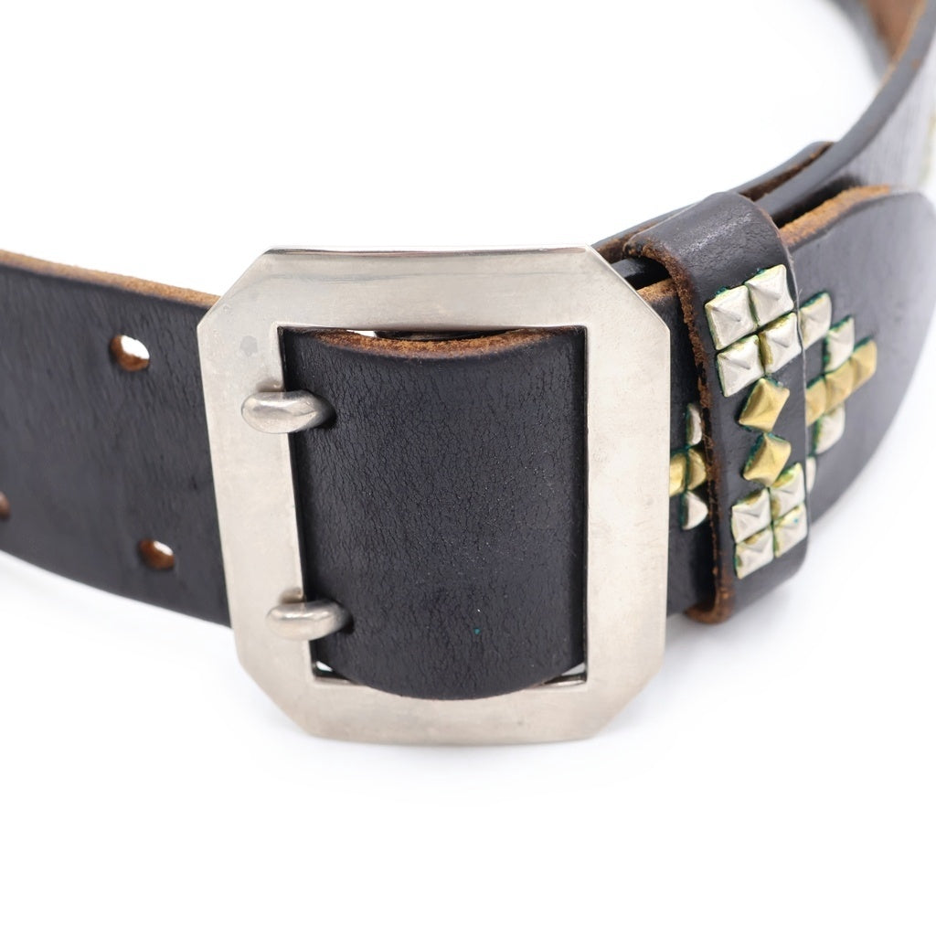WTAPS(ダブルタップス) ×WOLF'S HEAD ウルフズヘッド スタッズベルト ブラック