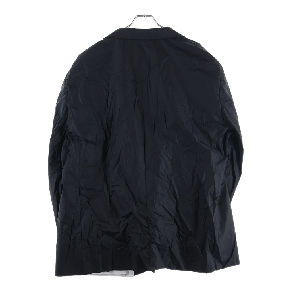 RAF SIMONS(ラフシモンズ) 21SS Nylon Big Blazer Jacket オーバーサイズテーラードジャケット ブラック 211-M525