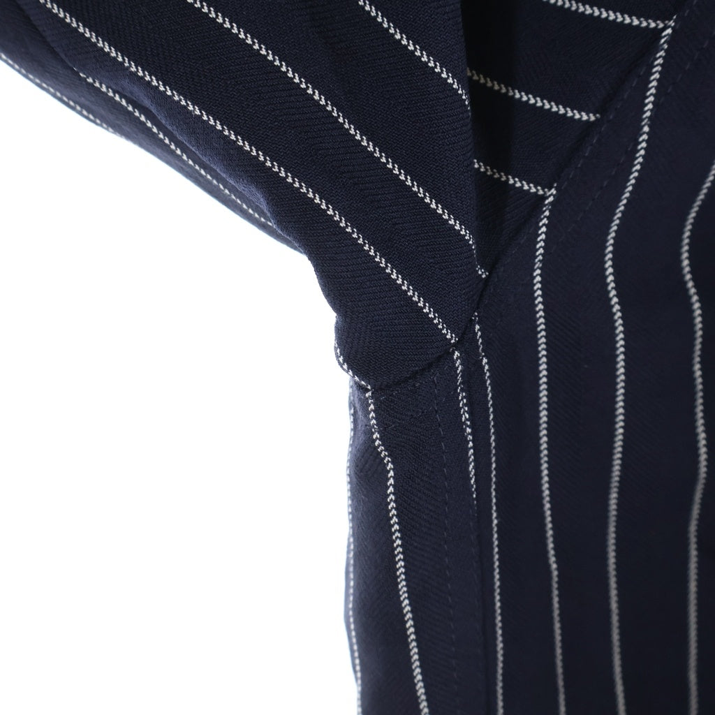 Acne Studios(アクネ ストゥディオズ) 26SS ピンストライプジャケット ネイビー FN-MN-OUTW001281