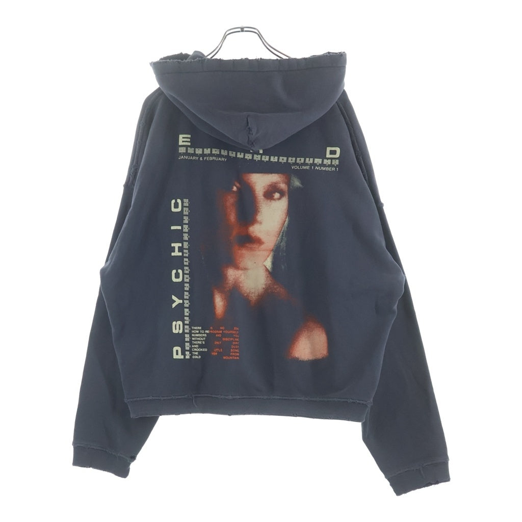 ENFANTS RICHES DEPRIMES(アンファンリッシュデプリメ) PSYCHIC HOODIE サイキックフーディー プルオーバーパーカー ブラック