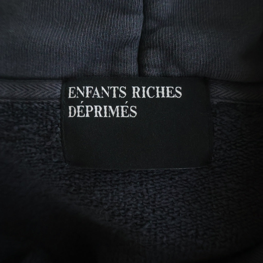 ENFANTS RICHES DEPRIMES(アンファンリッシュデプリメ) PSYCHIC HOODIE サイキックフーディー プルオーバーパーカー ブラック