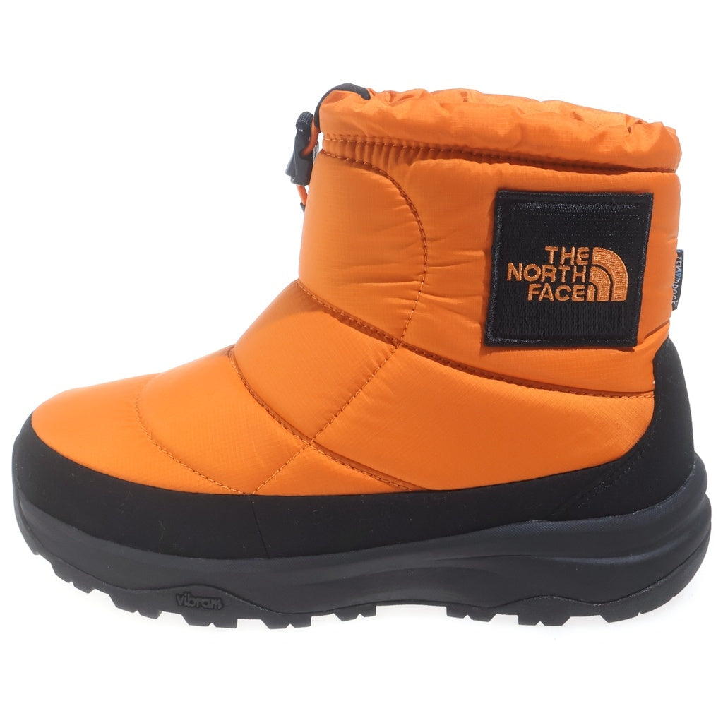 THE NORTH FACE(ザノースフェイス) NUPTSE BOOTIE WP LOGO SHORT ヌプシ ブーティ ウォータープルーフ ロゴ ショート スノー ブーツ レディース オレンジ NF52280
