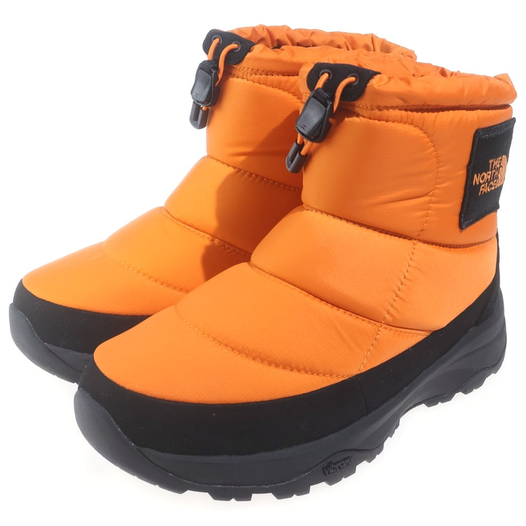 THE NORTH FACE(ザノースフェイス) NUPTSE BOOTIE WP LOGO SHORT ヌプシ ブーティ ウォータープルーフ ロゴ ショート スノー ブーツ レディース オレンジ NF52280
