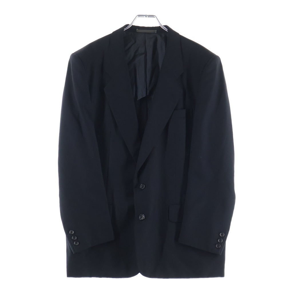 COMME des GARCONS HOMME(コムデギャルソンオム) ウール シングルテーラードジャケット スラックスパンツ セットアップスーツ ブラック HS-11002M