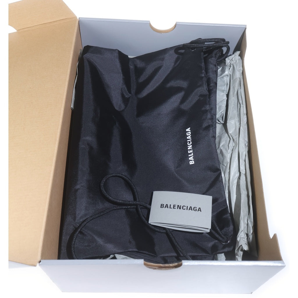 BALENCIAGA(バレンシアガ) TRIPLE-S LOGOTYPE ロゴプリント トリプルエス レザー ローカットスニーカー ブラック 536737