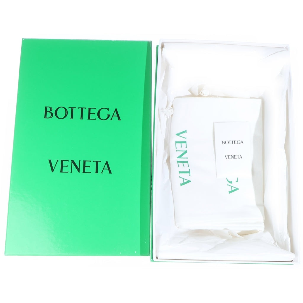 BOTTEGA VENETA(ボッテガヴェネタ) イントレチャート パデッド フラットミュール レザーサンダル ブラック 741350
