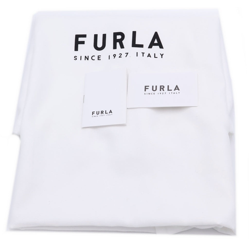 FURLA(フルラ) ×LETTERBOY FURLA GIOVE TOTE レターボーイ フルラ ジョベ レザー2WAY ショルダー ハンドトートバッグ ブラック レディース