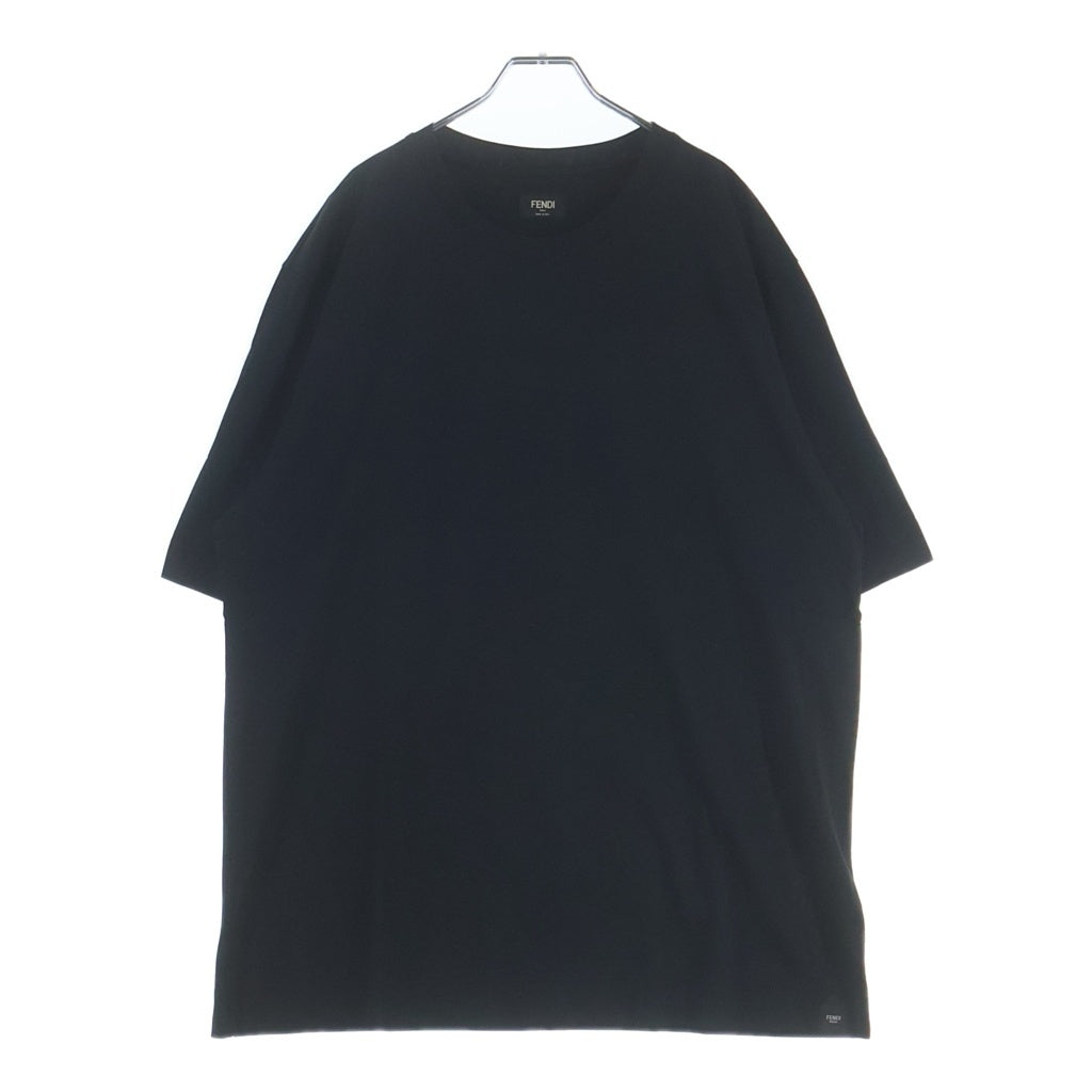 FENDI(フェンディ) STAFF ONLY スタッフオンリー バックプリントTシャツ 半袖クルーネックカットソー ブラック FY0936 AR74