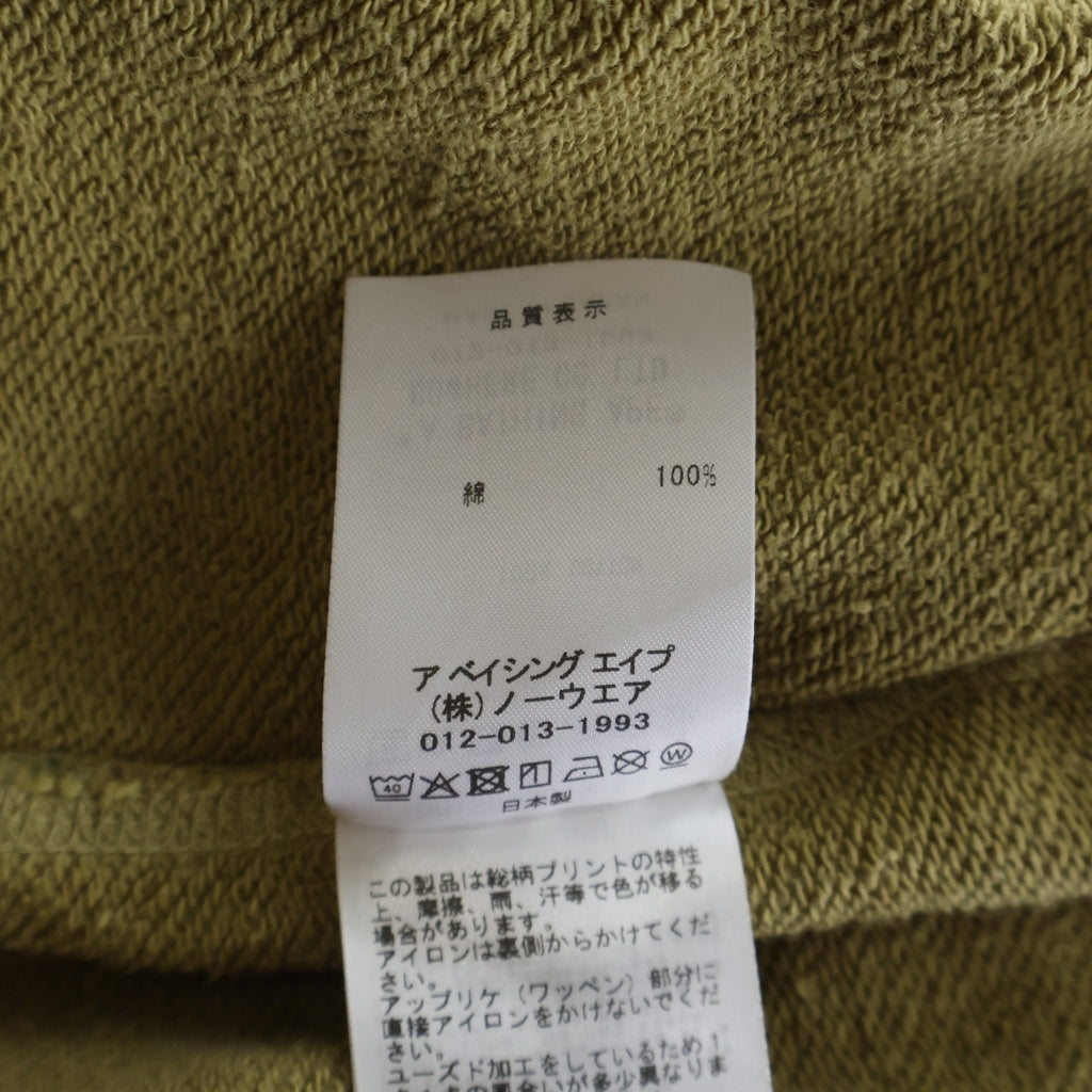 A BATHING APE(アベイシングエイプ) GREEN CAMO PRINT SHORTS グリーンカモ 迷彩柄 ドローストリング スウェットカーゴショーツ ハーフパンツ グリーン 001SPM301319M