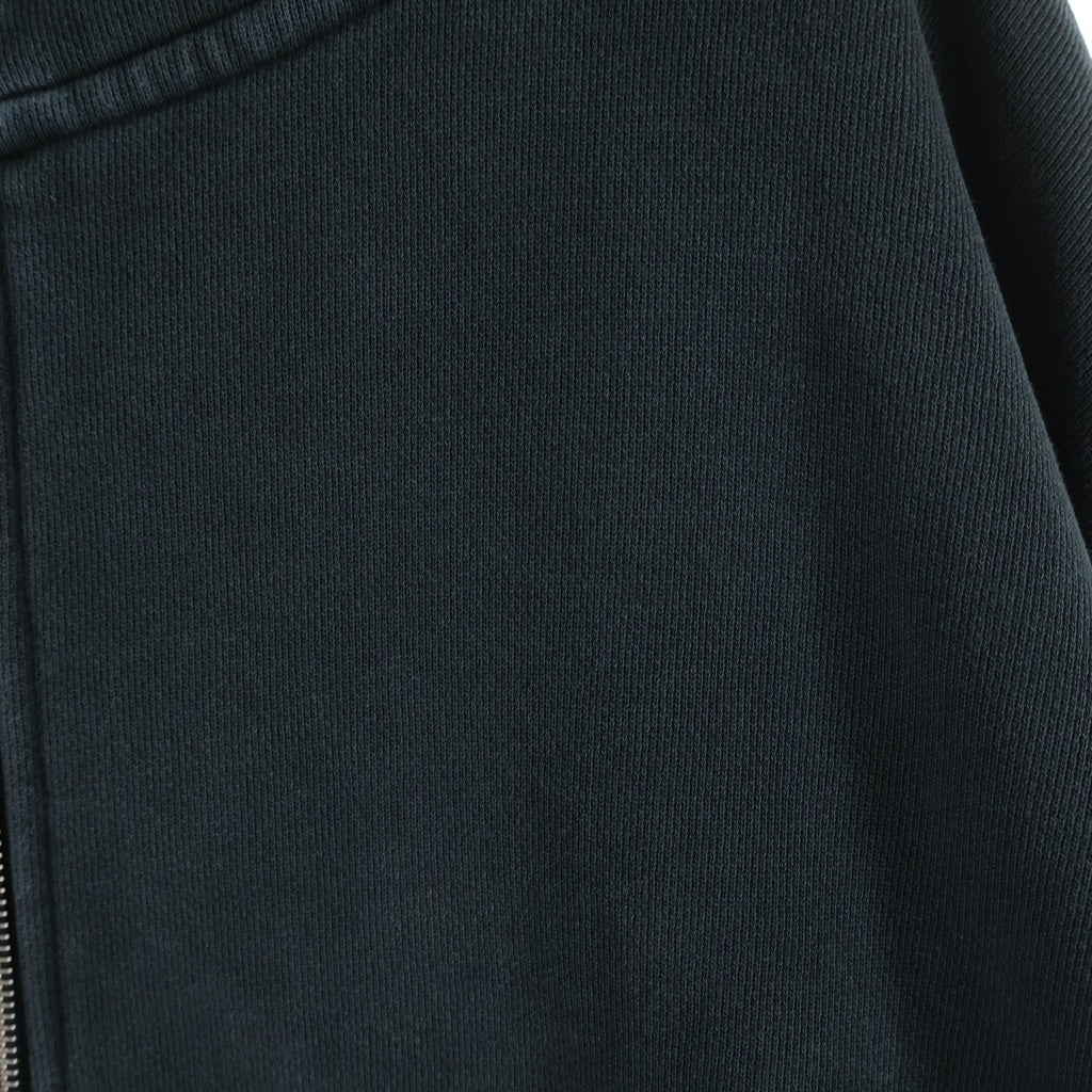 entire studios(エンタイア スタジオ) FULL ZIP HOODIE フルジップフーディー スウェットパーカー ブラック ES2106 P0040
