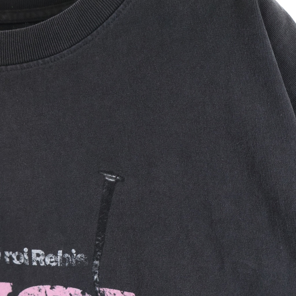 RRR123 RIVINGTON roi Rebis(リヴィントンロイレビス) ×UNION BABYLON MYSTERY CVA TEE ユニオン バビロン ミステリー 両面プリントTシャツ 半袖クルーネックカットソー ブラック