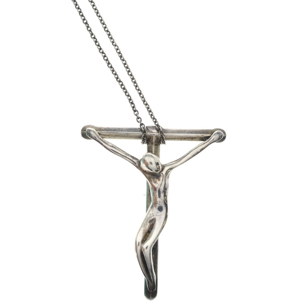 TIFFANY & Co.(ティファニー) ELSA PERETTI CROSS エルサ ペレッティ ロザリオクロストップ チェーンネックレス シルバー