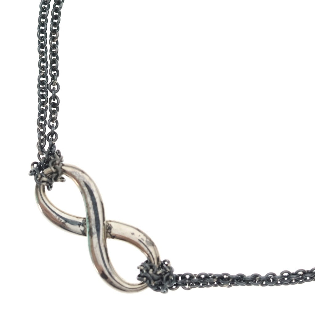 TIFFANY & Co.(ティファニー) インフィニティ ダブルチェーン ネックレス シルバー レディース