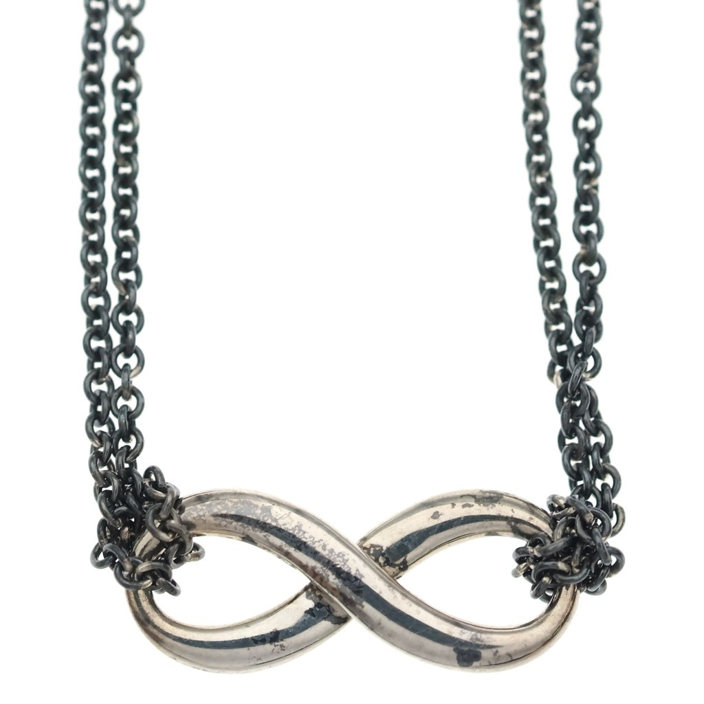 TIFFANY & Co.(ティファニー) インフィニティ ダブルチェーン ネックレス シルバー レディース
