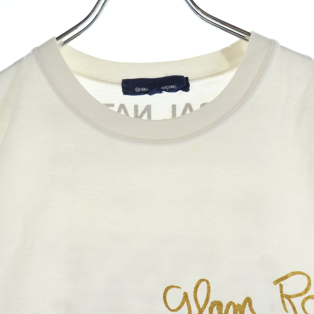 COMME des GARCONS(コムデギャルソン) 02AW AD2002 ×GENE KRELL T-SHIRT ジーン クレル クルーネック半袖Tシャツ カットソー ホワイト KG-T002