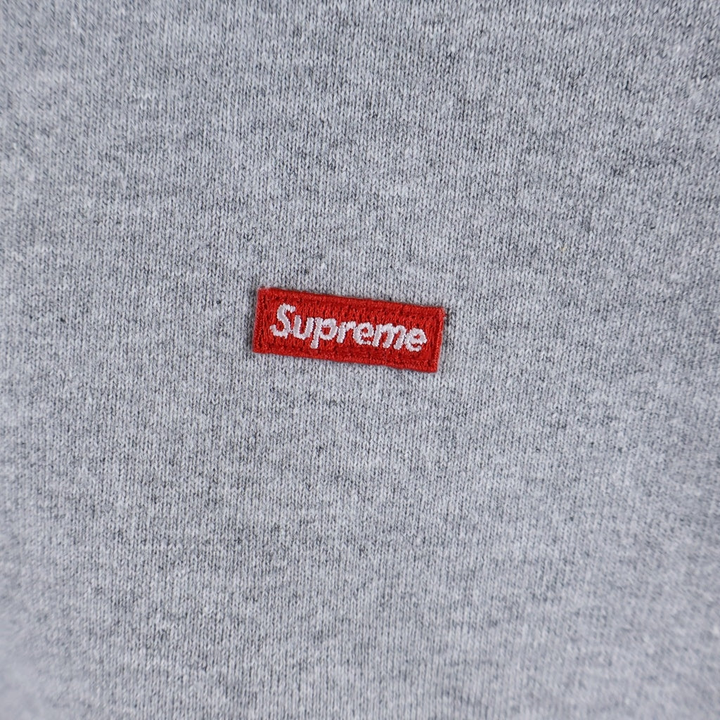 SUPREME(シュプリーム) 20AW Small Box Facemask Zip Up Hooded Sweatshirt スモールボックスロゴ フェイスマスクジップアップフーディ グレー パーカー