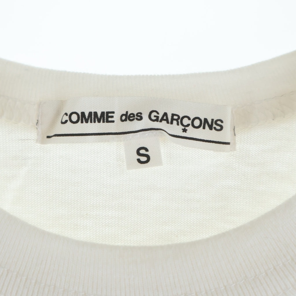 COMME des GARCONS(コムデギャルソン) 13SS AD2013 ×ANDY WARHOL アンディ ウォーホル クルーネック半袖Tシャツ レディース カットソー ホワイト OK-T034
