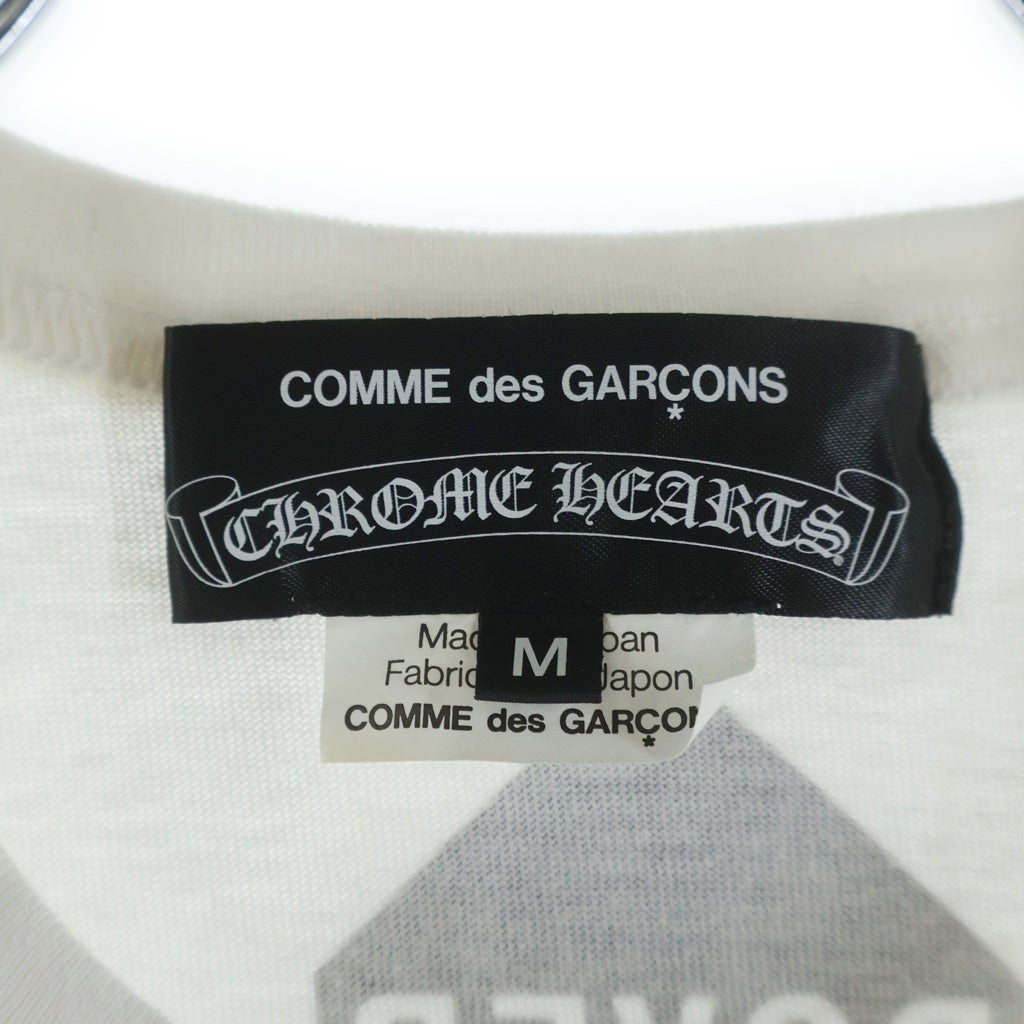 CHROME HEARTS(クロムハーツ) AD2012 ×COMME des GARCONS DOVER STREET MARKET GINZA T‐SHIRT コムデギャルソン ドーバーストリートマーケット銀座 クルーネック半袖Tシャツ レディース ZI-T003
