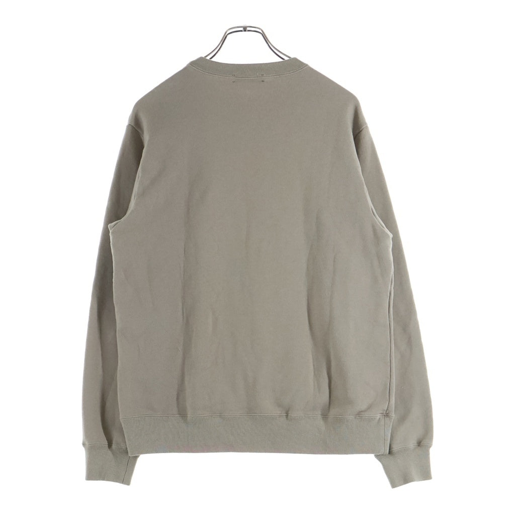 UNDERCOVER(アンダーカバー) 23AW フロントプリント クルーネックスウェットトレーナー ブラウン UC2C4891-4