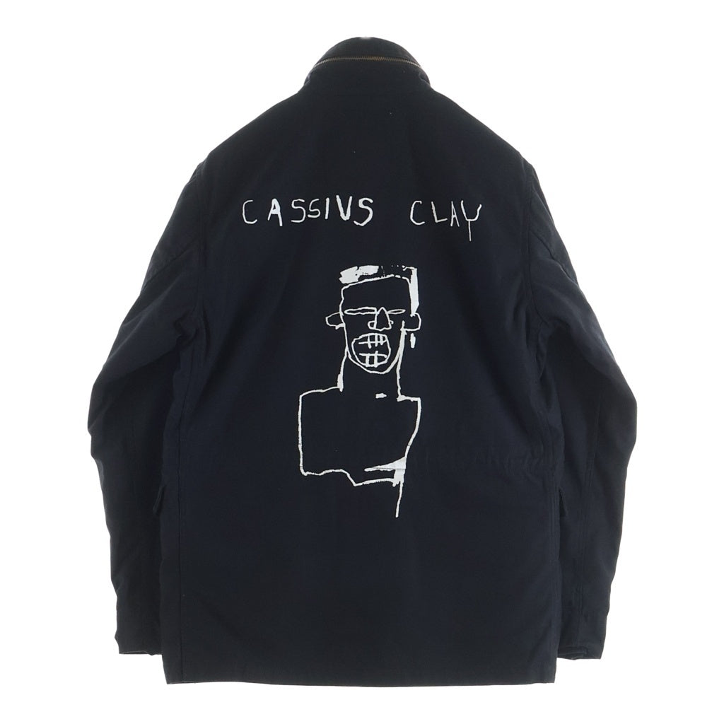SUPREME(シュプリーム) 13AW ×Basquiat Cassius Clay M-65 Field Jacket バスキア キャシアスクレイモハメドアリ ライナー付き フィールドジャケット ブラック