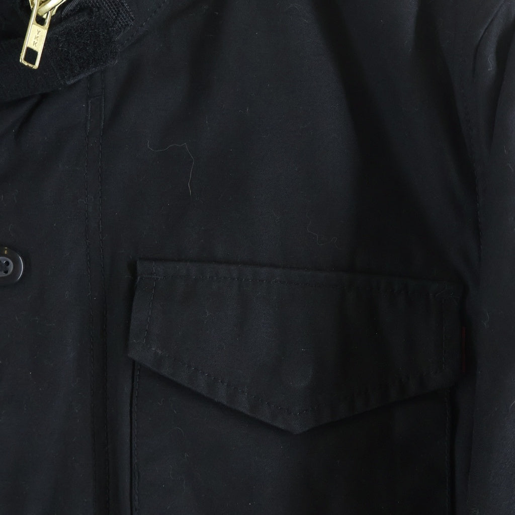 SUPREME(シュプリーム) 13AW ×Basquiat Cassius Clay M-65 Field Jacket バスキア キャシアスクレイモハメドアリ ライナー付き フィールドジャケット ブラック
