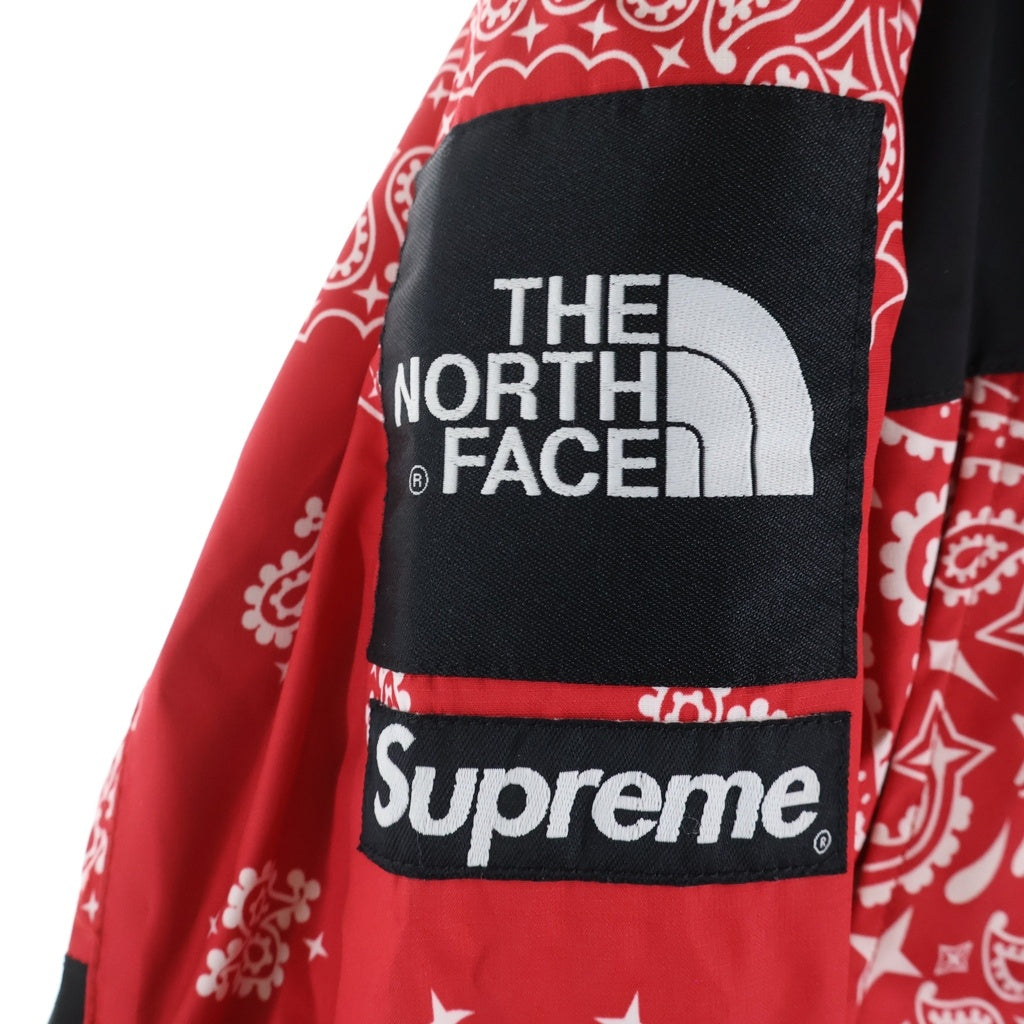 SUPREME(シュプリーム) 14AW ×THE NORTH FACE Bandana Mountain Parka ノースフェイス バンダナ マウンテンパーカー ジャケット レッド NP51400I
