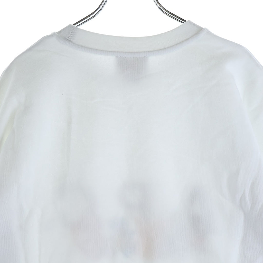 A.P.C(アーペーセー) ×POKEMON L/S CREWNECK SWEAT SHIRT ポケモン フロントロゴプリント クルーネックスウェットトレーナー ホワイト 24242-1-90062