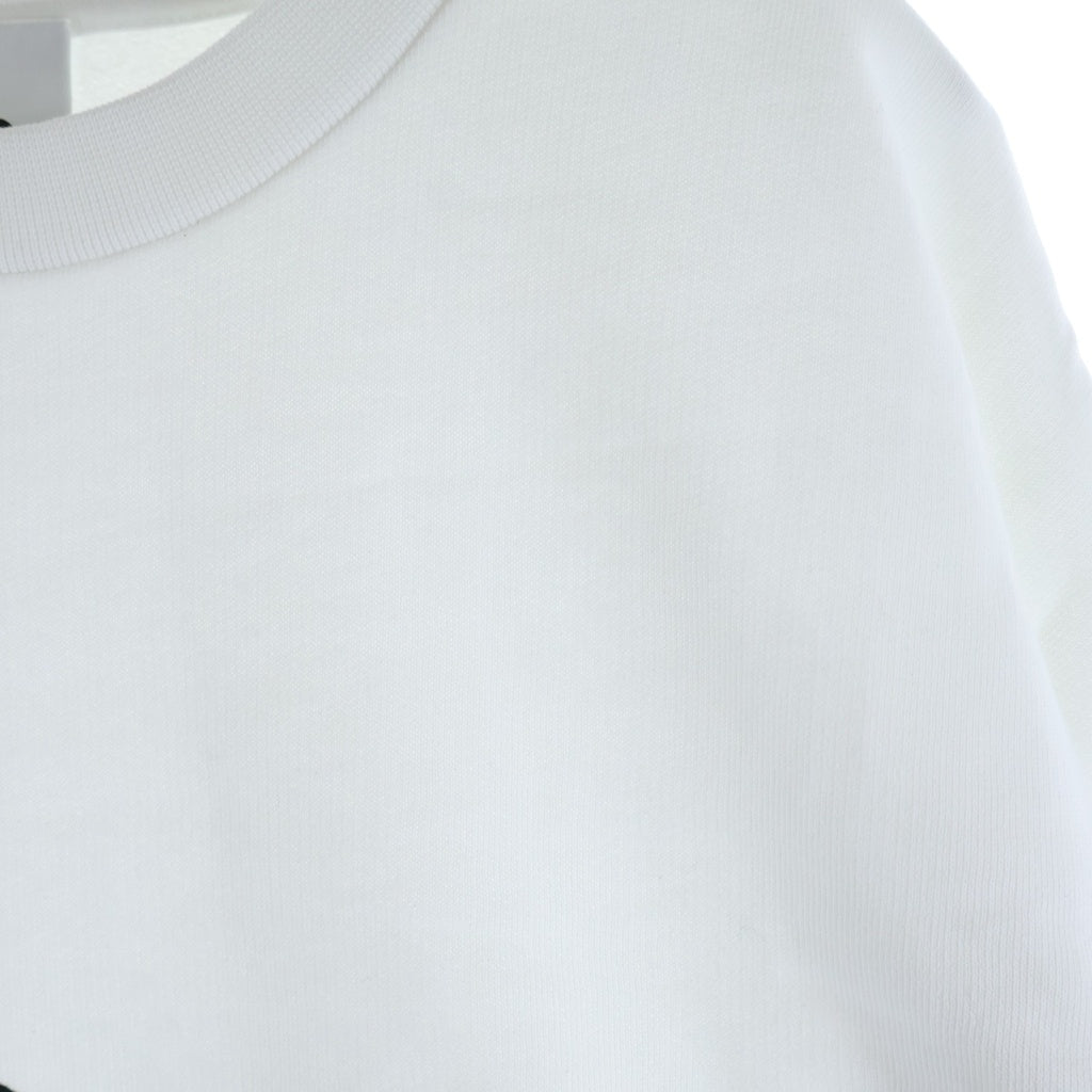 A.P.C(アーペーセー) ×POKEMON L/S CREWNECK SWEAT SHIRT ポケモン フロントロゴプリント クルーネックスウェットトレーナー ホワイト 24242-1-90062