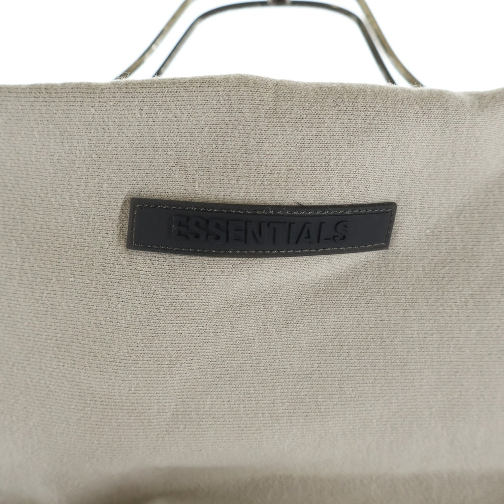 FEAR OF GOD ESSENTIALS(フィアオブゴッド エッセンシャルズ) リフレクターロゴ プルオーバースウェットパーカー フーディー ベージュ