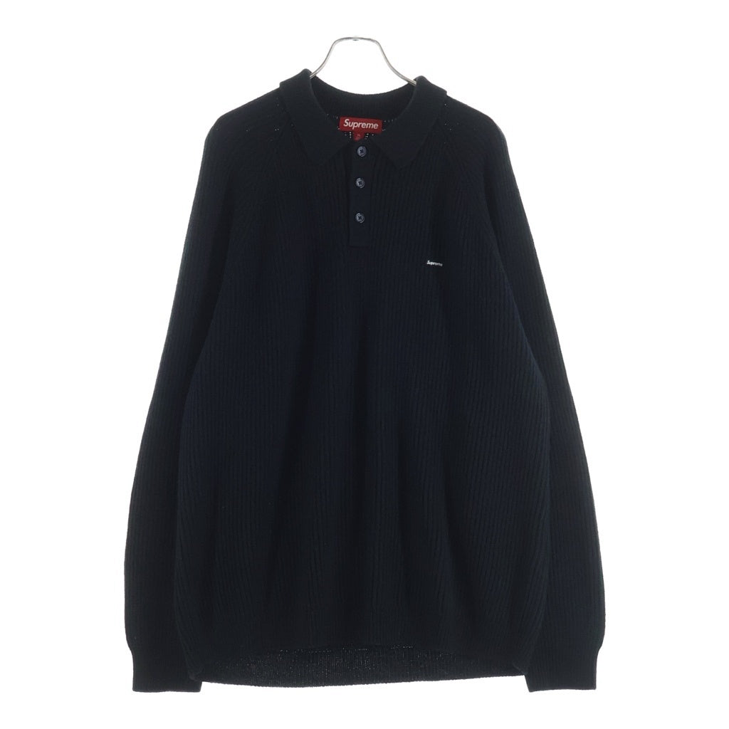 トップス SUPREME 24AW Small Box Polo Sweater M SUPREME(シュプリーム) 24AW Small Box Polo Sweater スモールボックス