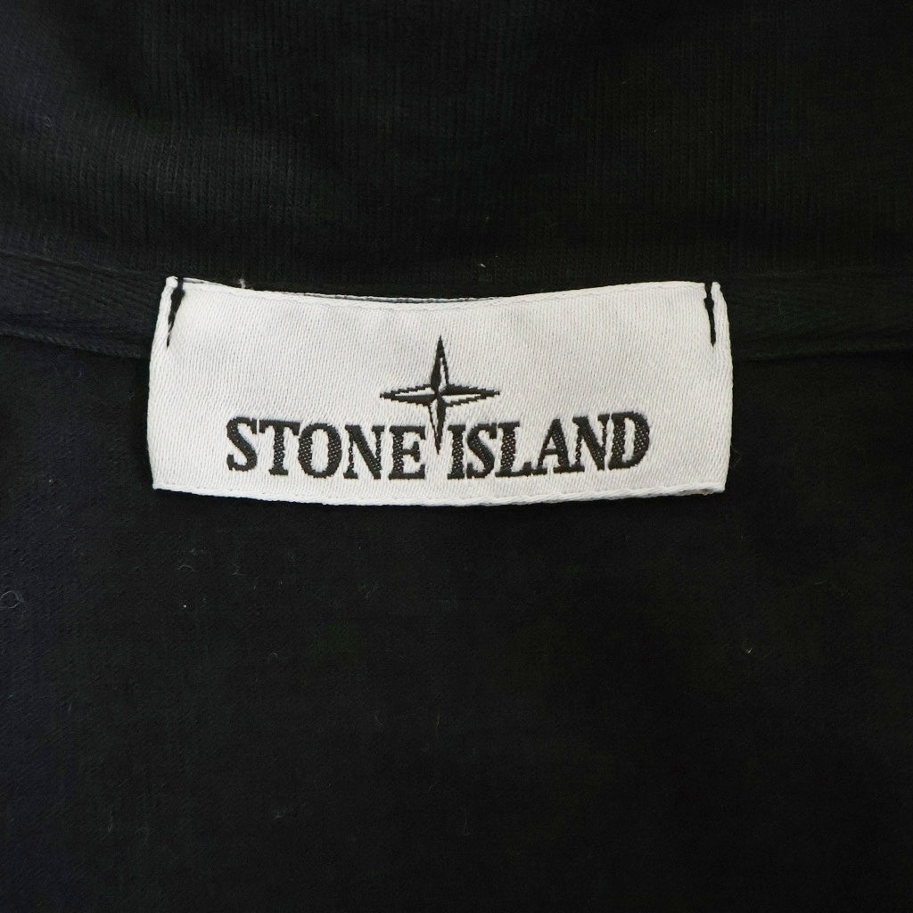 STONE ISLAND(ストーンアイランド) SWEAT SHIRT 袖ロゴパッチ ジップアップスウェットシャツジャケット ブラック 791562050
