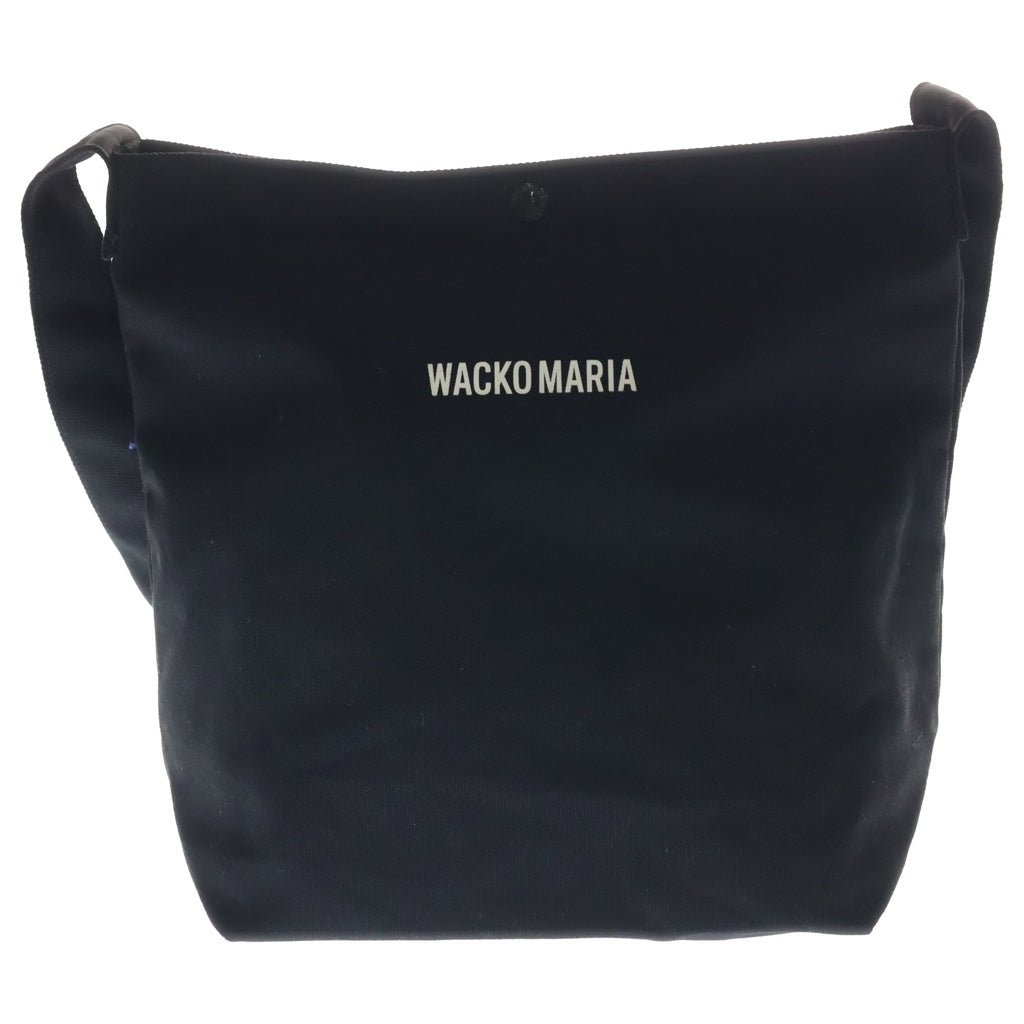 WACKO MARIA(ワコマリア) 25SS ×SPEAK EASY SHOULDER BAG スピークイージー コットンショルダーバッグ ブラック 25SS-WMA-BG03