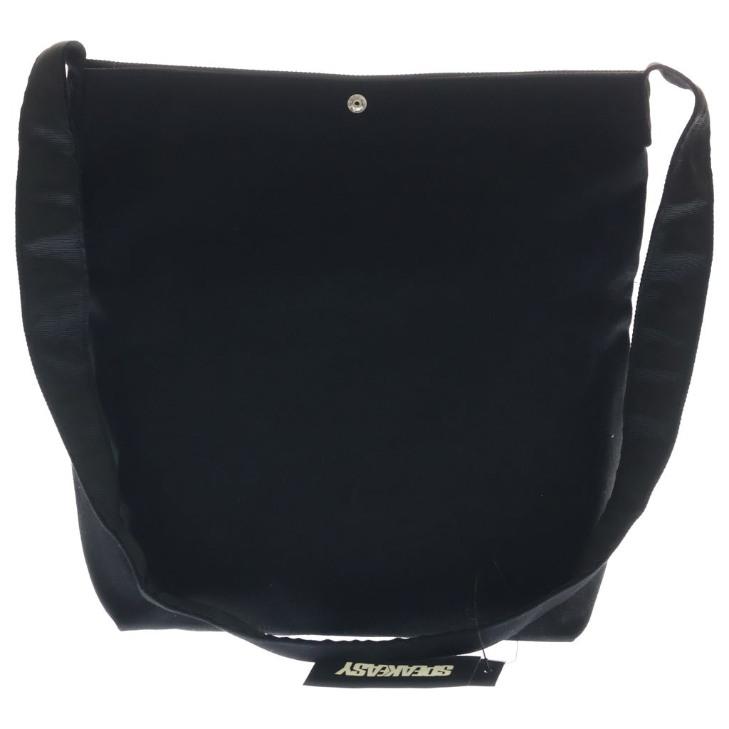 WACKO MARIA(ワコマリア) 25SS ×SPEAK EASY SHOULDER BAG スピークイージー コットンショルダーバッグ ブラック 25SS-WMA-BG03