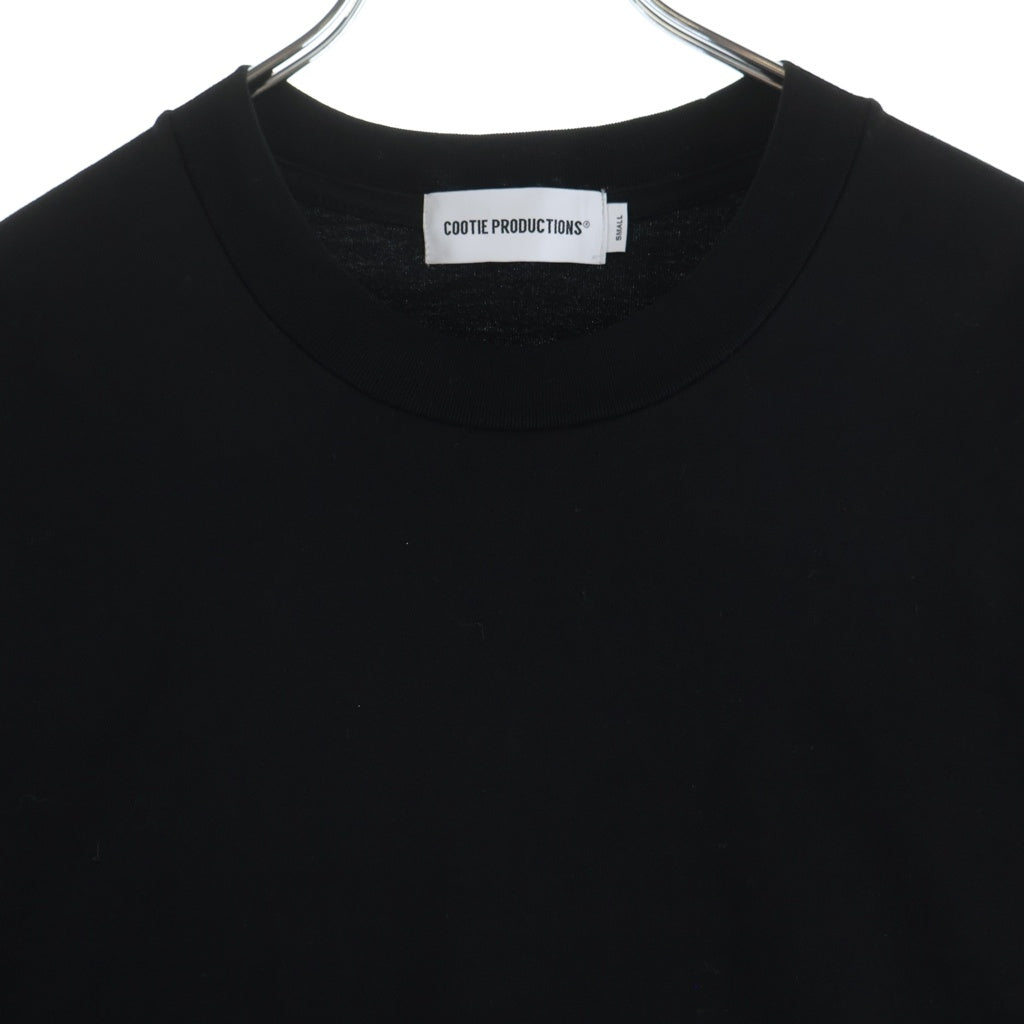 COOTIE PRODUCTIONS(クーティー プロダクションズ) 26SS SPANISH PIMA BOXY S/S TEE スパニッシュピマ ボクシー クルーネック 半袖Tシャツ カットソー ブラック CTE-26S312