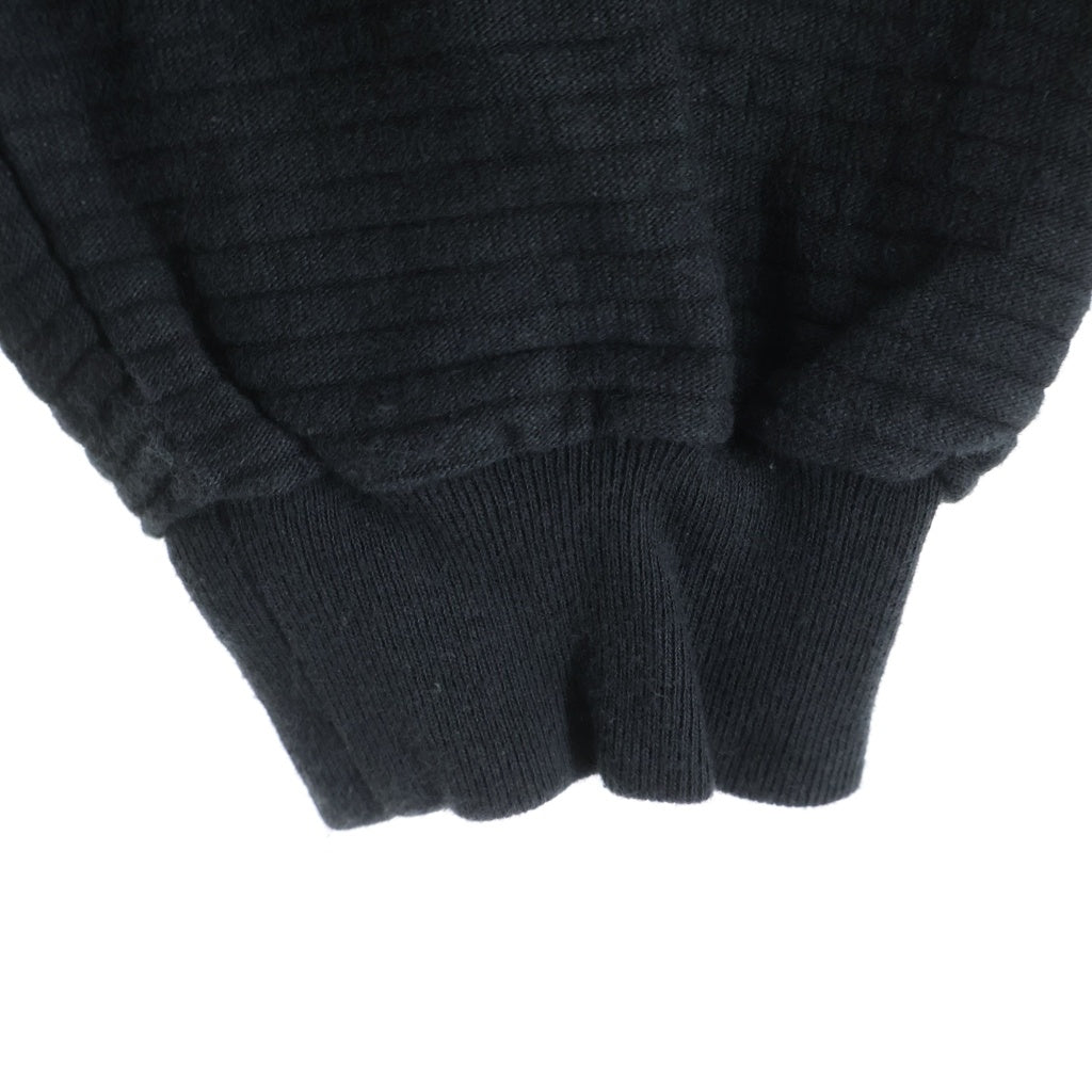 COOTIE PRODUCTIONS(クーティー プロダクションズ) 26SS BUMPY BORDER JERSEY L/S TEE ボンピー ボーダー ジャージー クルーネック 長袖Tシャツ カットソー ブラック CTE-26S325