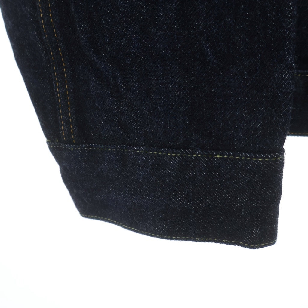 INTERIM(インテリム) WASH HEAVY KIBATA SHUTTLE HYPER BIG WWII 1ST DENIM JACKET ウォッシュ ヘビー キバタ シャトル ハイパービッグ ファースト デニム トラッカージャケット インディゴ IT25A109