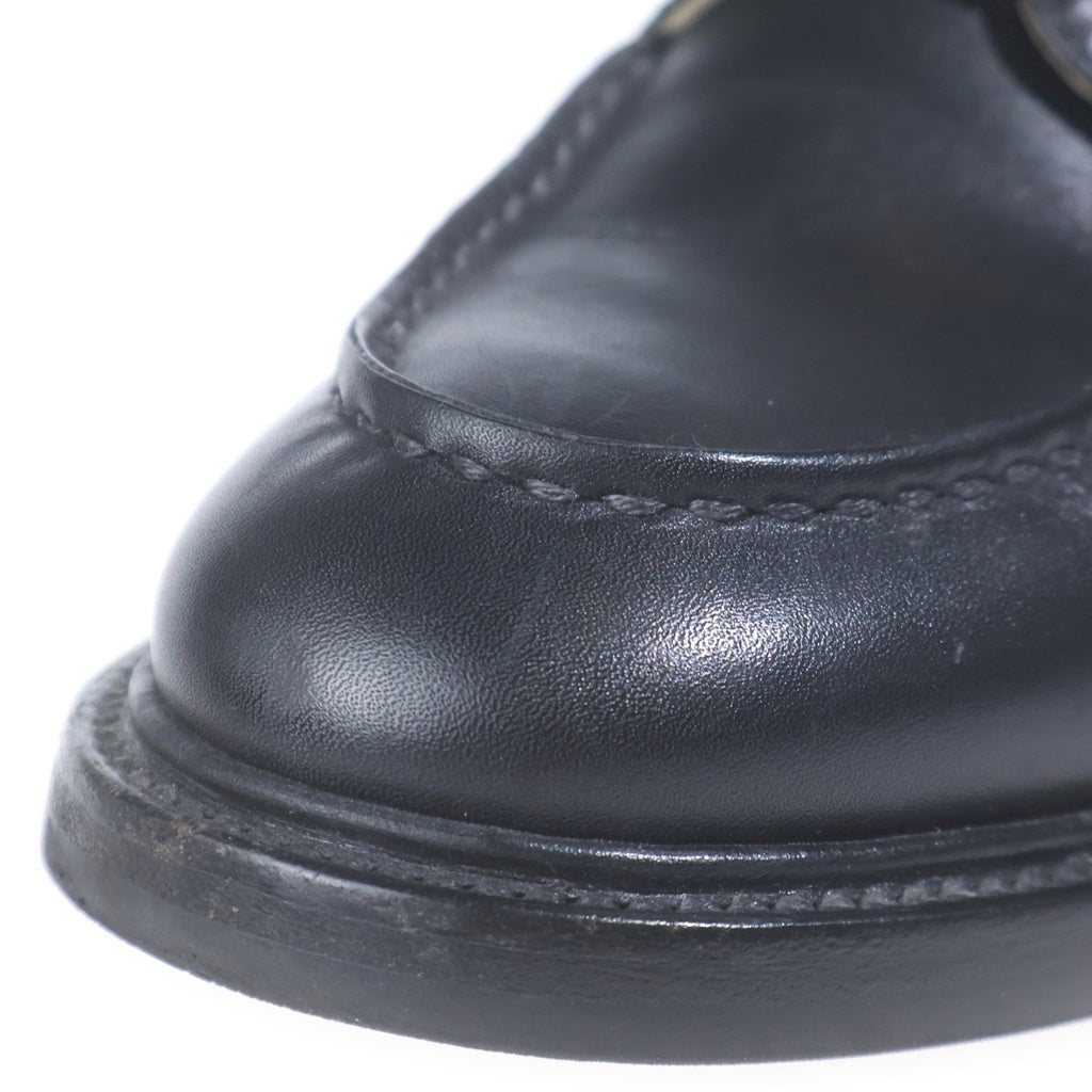 foot the coacher(フットザコーチャー) THE MOCCA SHOES キップレザー モカシン ドレス シューズ ブラック ftc24122004